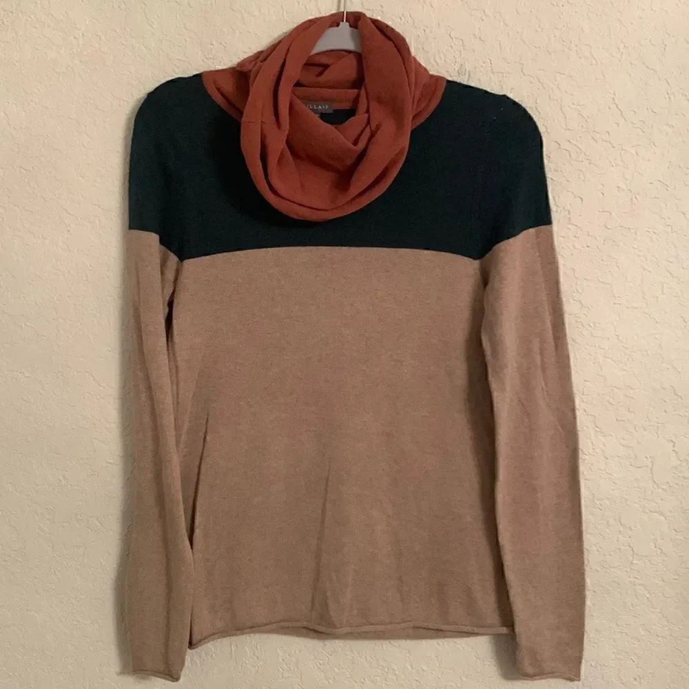 Lilla Cotton/Cashmere Cow Neck Sweatshirt Size XS